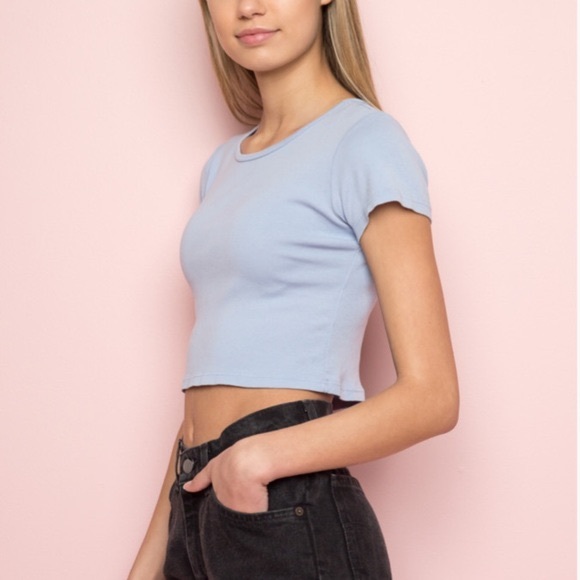 Brandy Melville Tops - john galt crop tee